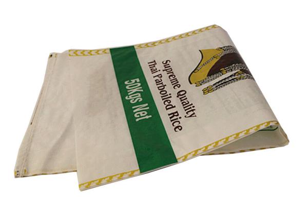 Buy cheap Leak Resistant PP Woven Rice Bag , BOPP Laminated Rice 25kg Bag from wholesalers