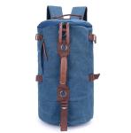 Shoulder bag schoolbag Korean version of casual outdoor canvas bucket bag travel