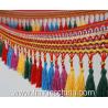 Buy cheap Handmade fashionable chain beads lace tassels fringes for curtain/sofa/pillow/stage decoration from wholesalers