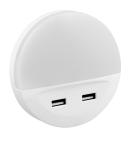 Kids 2lm Small Plug In Night Lights Dual USB Charger 220V