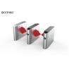 Buy cheap High Efficiency Wide Lane Turnstile Flap Barrier Facial Recognition IC Card from wholesalers