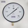 Buy cheap Industrial Grade Bourdon Tube Pressure Gauge With Bottom Mount And Black Steel Case from wholesalers