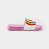 Buy cheap Girls Rainbow loving Heart antislip Beach / Pool / Shower Room EVA Slide Sandals from wholesalers