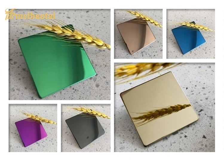 Black Color Standard Bead Blasted Stainless Steel Color Sheet Decoaration Plate