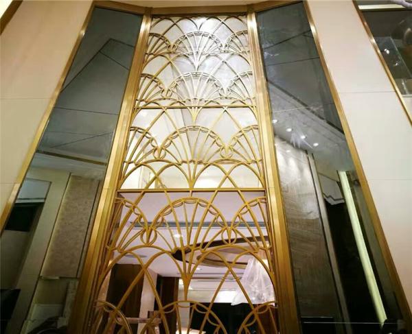 Buy cheap exterior wall partition large metal screen facade panel stainless steel screen from wholesalers