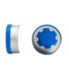 Buy cheap ISO9001 Blue Orange Medicine Vial Cap With Rubber Stopper from wholesalers