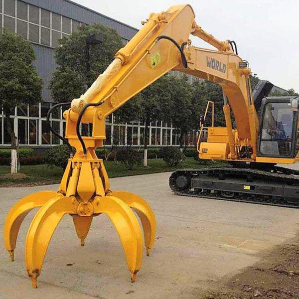 Buy cheap Factory Direct Sale Excavator 360 degree Rotation Hydraulic Orange Peel Grab Steel Scrap Grapple from wholesalers