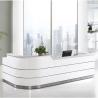Buy cheap Luxury White Front Desk Counter Reception Desk Modern Solid Surface Office Furniture Reception Desks from wholesalers