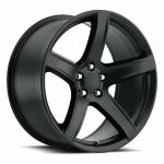 5x115 20" Hellcat HC2 Replica Wheels Rims Satin Black Chrysler 300 RWD