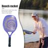 Buy cheap Beach Tennis Racket Full Carbon Professional Soft EVA Face Padel Tennis Racquet Adult Rackets from wholesalers