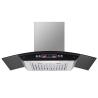 Buy cheap Elegant Electric Glass Chimney Hood with App Controlled Low Noise Stainless Steel Copper Motor from wholesalers