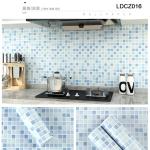 Bathroom Vinyl Wallpaper Imitated Ceramic Tile Design for Wall Decoration 3d