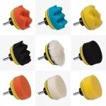 PP Nylon Customized Car Polishing Wave Pad 12 Pieces Set