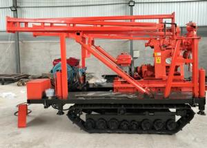 China Mobile Hydraulic Crawler Drilling Rig , Track Mounted Drill Rig Easy Operation on sale