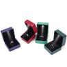Buy cheap Custom Logo Dark Blue Hanhong Leather LED Jewelry Box with Light and Silk Screen Print from wholesalers