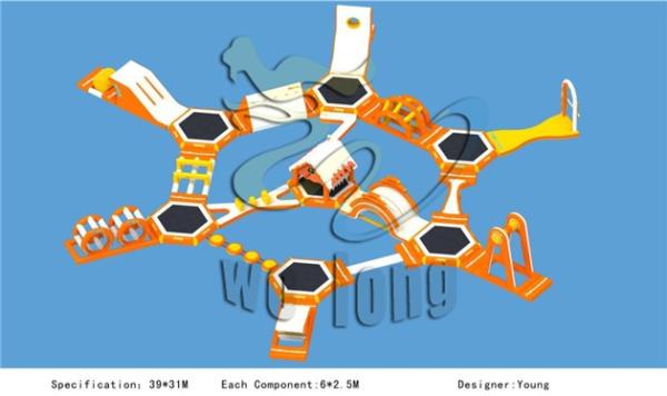Buy cheap newest hot promotional inflatable water park from wholesalers