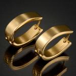 Hot Sale Men Piercing Jewelry Punk Style Stainless Steel Hoop Huggie Earrings