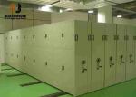 Anti Tilt Mechanism Mobile Archive Shelving Systems For Library / School