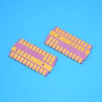 Buy cheap Gold Metallized Ceramic Substrates , Ceramic Cover Plates With Au Plating product