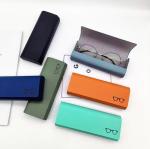 Velvet PU Leather Eyeglass Case Custom Logo Printing Eyeware Sunlass