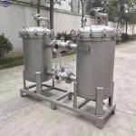 Stainless Steel Multi Bags Filter Housing efficient Liquid Filtration Equipment