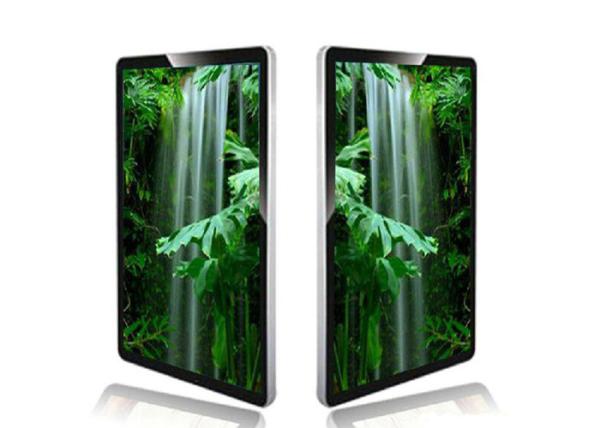 Portrait LCD Advertisement Wall Mounted Digital Signage Indoor Touch Screen