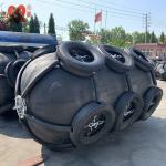 High Strength Inflatable Boat Fenders , Yokohama Rubber Fenders For Docks