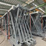 Steel Pipe Rack Structure Fabrication For Cable Duct Bank Construction
