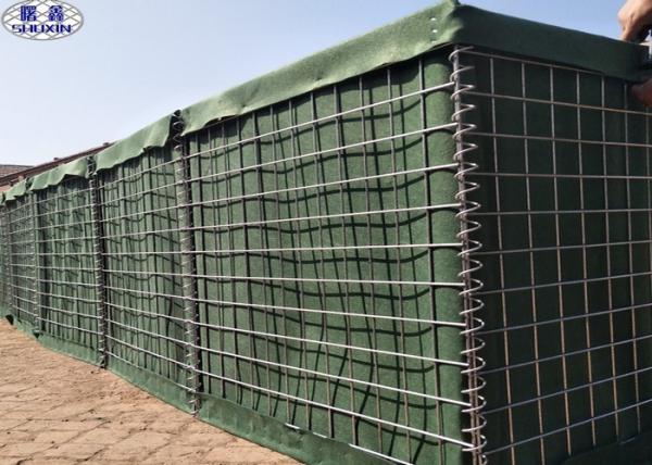 Buy cheap Mil 3 4mm 75cmx75cm Hesco Baskets Military Hesco Barriers ISO Certification from wholesalers