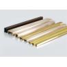Buy cheap Brass Edge Trim For Tiles 2.5m Ceramic Tile Decoration from wholesalers