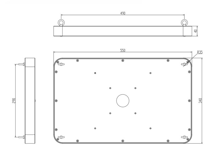 RFID Top-Mounted Portal Use 14dBi RFID Antenna，Automatic Direction Detection