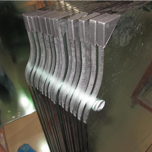 Buy cheap Toughened Curve Tempered Glass 12mm SGCC Certificated For Office Wall from wholesalers