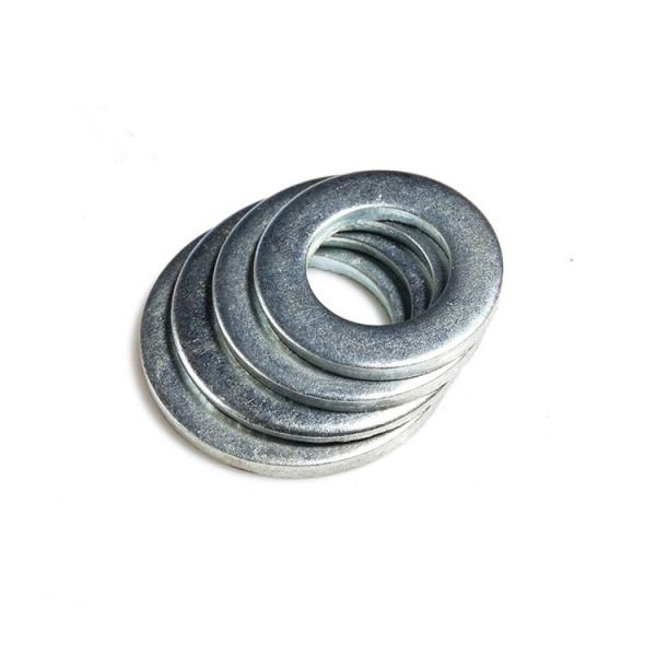 Zinc Plain Flat Washer , Steel Fender Washers For Fastener Bolts / Structural