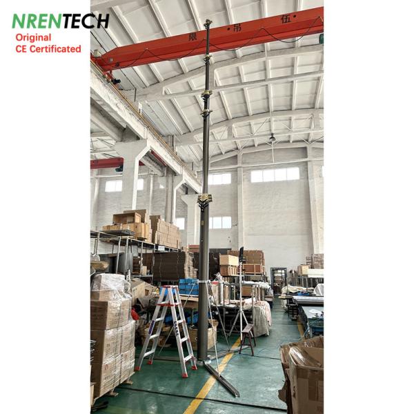 Buy cheap 20m lockable pneumatic telescopic mast 30kg payloads-3.7m closed height-for antenna from wholesalers