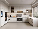 Melamine Modern Kitchen Cabinet Contemporary Ready Made Cabinets With Sink