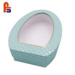 Green Color PVC HS Code 48196000 FSC StandardCardboard Box With Clear Window