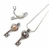 Buy cheap Pearl Cage Locket Findings Cage Pendant Essential Oil Diffuser Locket For Oyster Pearl Girl Women Gits Dropshipping from wholesalers