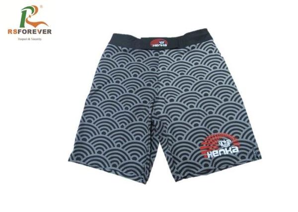 Buy cheap Colorful Sublimated Printed Board Shorts Custom Microfiber Fabric Wave Stripe from wholesalers