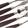 Buy cheap 5 Piece Stainless Steel Artist Palette Knife Set For Oil Acrylic Paint Cake Decorating from wholesalers