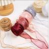 Buy cheap Colorful Organza Ribbon Roll Decorating Gift Warp Glitter Wire Silk Ribbon For Flower Gifts Packing DIY Accessories from wholesalers