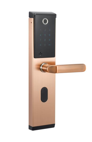 Buy cheap 304SS Shell 500 DPI Fingerprint Door Lock 6V Battery Stand Alone FCC from wholesalers