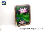 Modern Style 3D Lenticular Pictures Beautiful Flower Picture / Printing