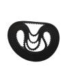 Buy cheap NCR ATM Card Reader Parts Black Rubber Long Belt 4450012947 445-0012947 from wholesalers