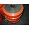 Buy cheap Aging Resistant Industrial Red PU Polyurethane Coating Rollers Wheels / Polyurethane Wheels from wholesalers