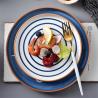Buy cheap Wide Rim Craftsman White Porcelain Dinnerware Set Stackable For Banquet from wholesalers