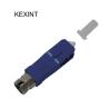 Buy cheap ST To SC Fiber Optic Adapters Female Male Optical Flanges Blue Gray from wholesalers