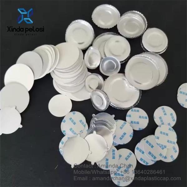 Buy cheap Heat Sealing Induction Aluminum Foil Lid Foil Easy Peel Off Lids For Bottle from wholesalers