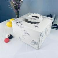 Buy cheap Marble Pattern Portable Food Packaging Cardboard Boxes product