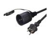 Buy cheap GS Approval H07RN-F 3X1.5 3m Black High Quality Eu Power Cord Waterproof Rubber Sheath Cable For Outdoor Industry Power from wholesalers