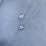 Blue 5mm Grid 98% Polyester ESD Antistatic Waterproof Fabric for Cleanroom